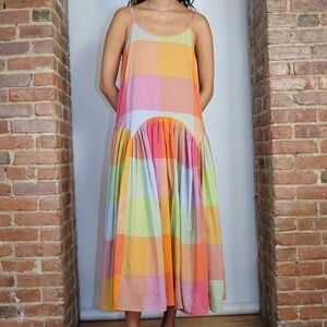 NWT Rujuta Sheth Leila Dress in Jupiter Chex